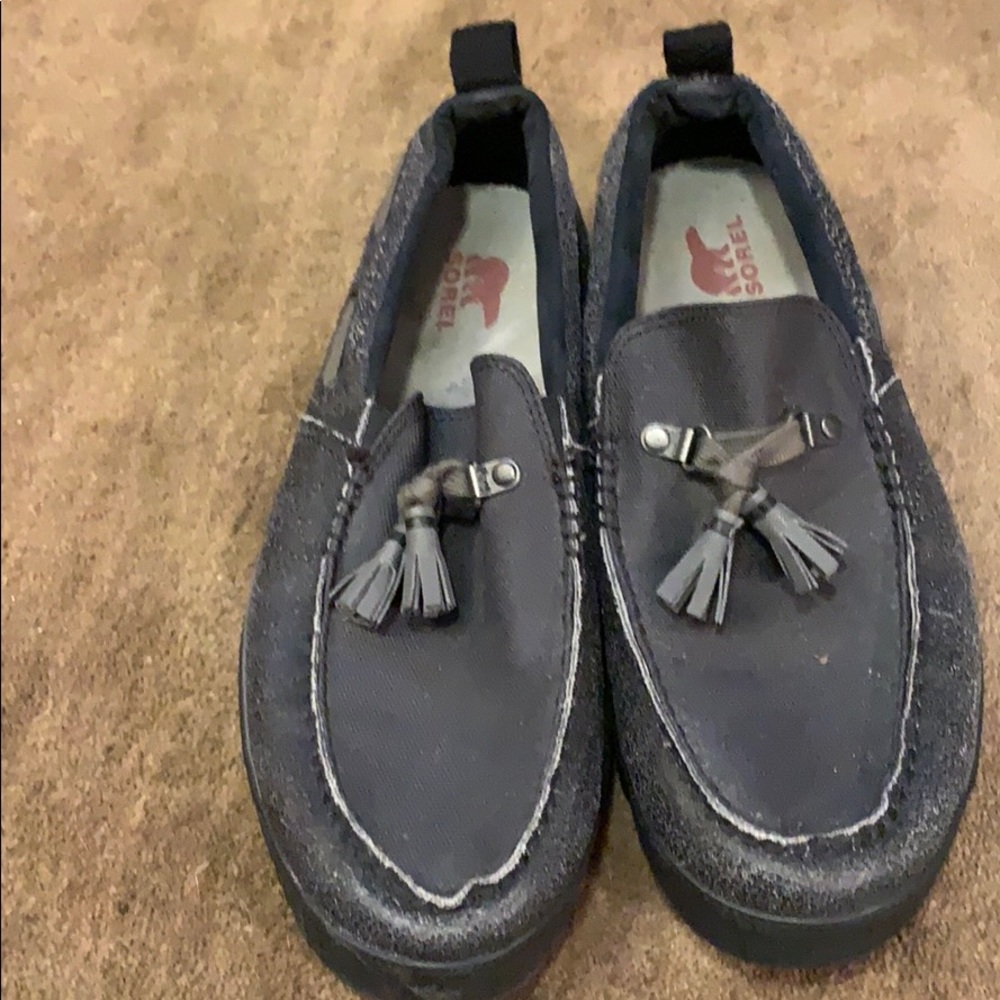 Sorel Dark Gray Slip On’s, Men’s Size 10